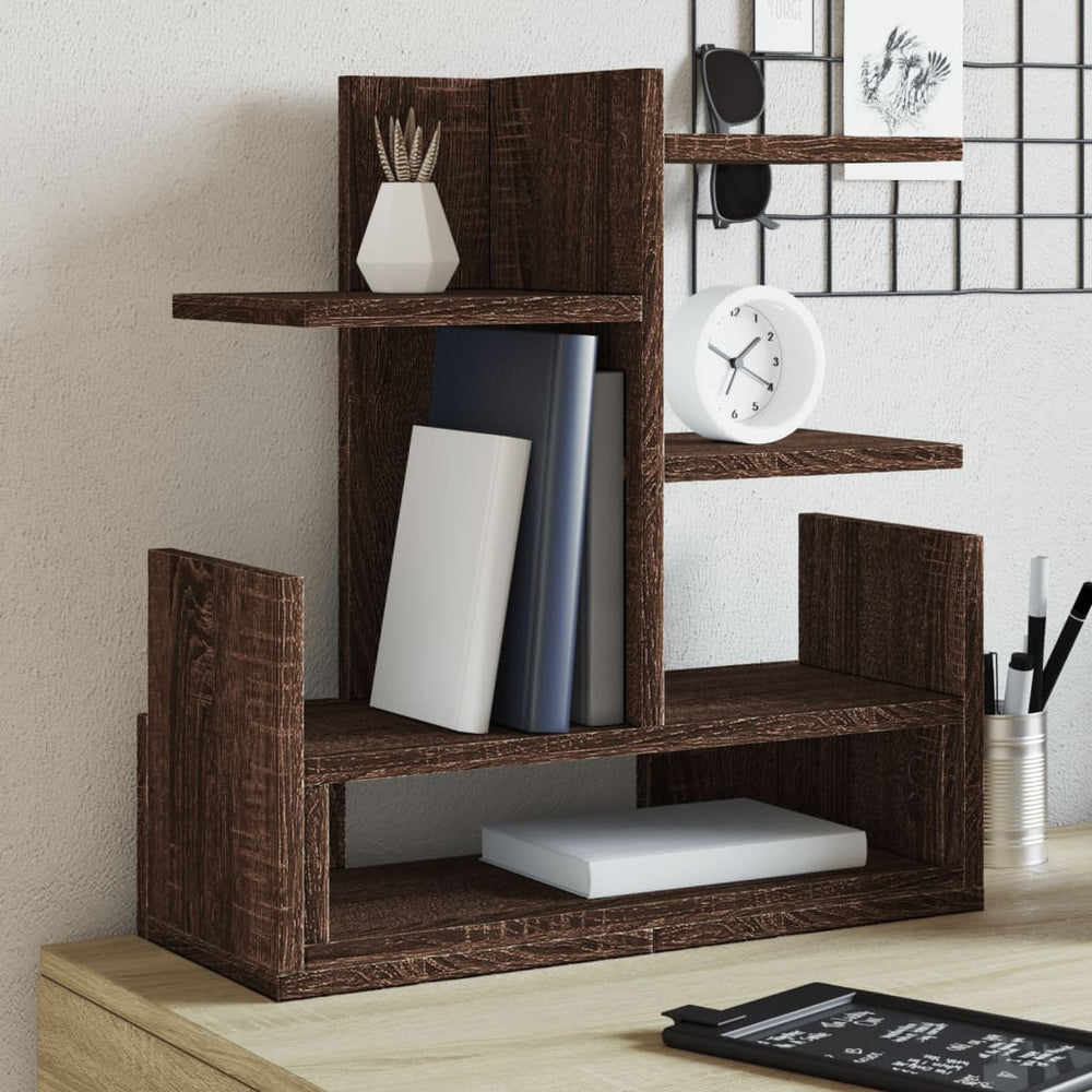 vidaXL Desk Organizer Oak Look 49x20x52.5 cm Engineered Wood