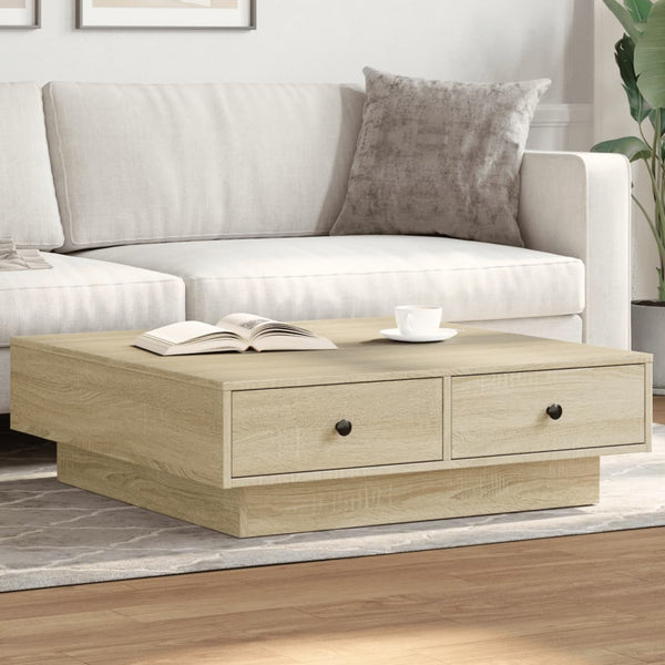 Sonoma Eiche Couchtisch 90x90 cm