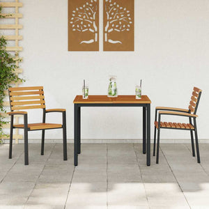 Schwarze Akazie Garten Essgruppe 3-teilig