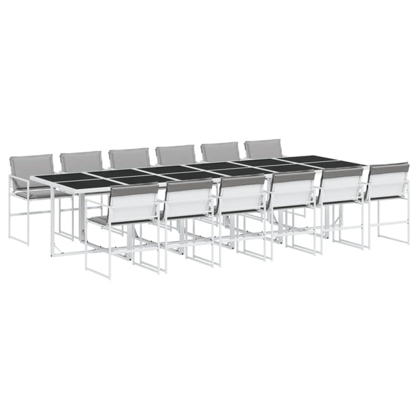 13-teilige Garten Essgruppe mit Kissen