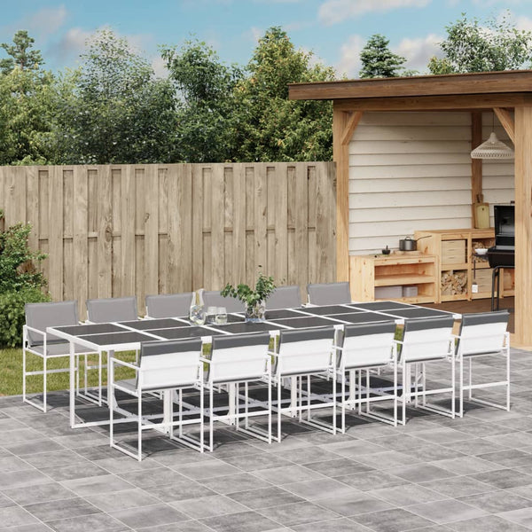 13-teilige Garten Essgruppe mit Kissen