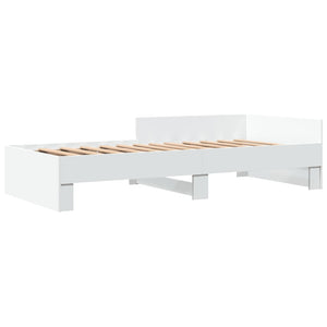Bettgestell Weiß 100x200 cm