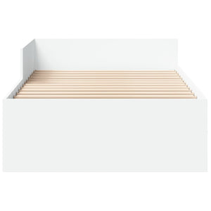 Bettgestell Weiß 100x200 cm