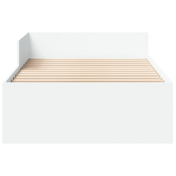 Bettgestell Weiß 100x200 cm