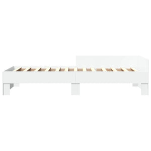 vidaXL Bed Frame White 90x190 cm Engineered Wood