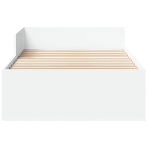 vidaXL Bed Frame White 90x190 cm Engineered Wood