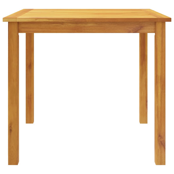 vidaXL 3-piece Garden Dining Set 85x85x74 cm Solid Acacia Wood