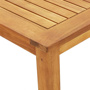 vidaXL 3-piece Garden Dining Set 85x85x74 cm Solid Acacia Wood