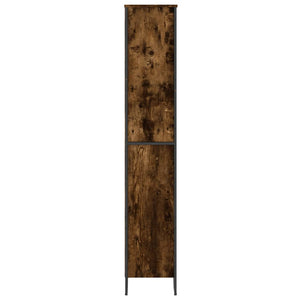vidaXL Bookshelf Smoked Oak 80x31x169 cm Engineered Wood