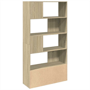 vidaXL Sonoma Oak Bookcase 100x36x189 cm Engineered Wood