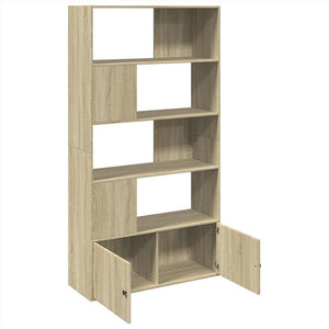 vidaXL Sonoma Oak Bookcase 100x36x189 cm Engineered Wood