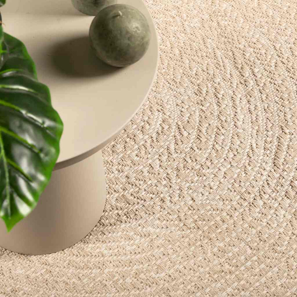 vidaXL Rug ZIZUR Beige 80x200 cm Jute Look Indoor and Outdoor