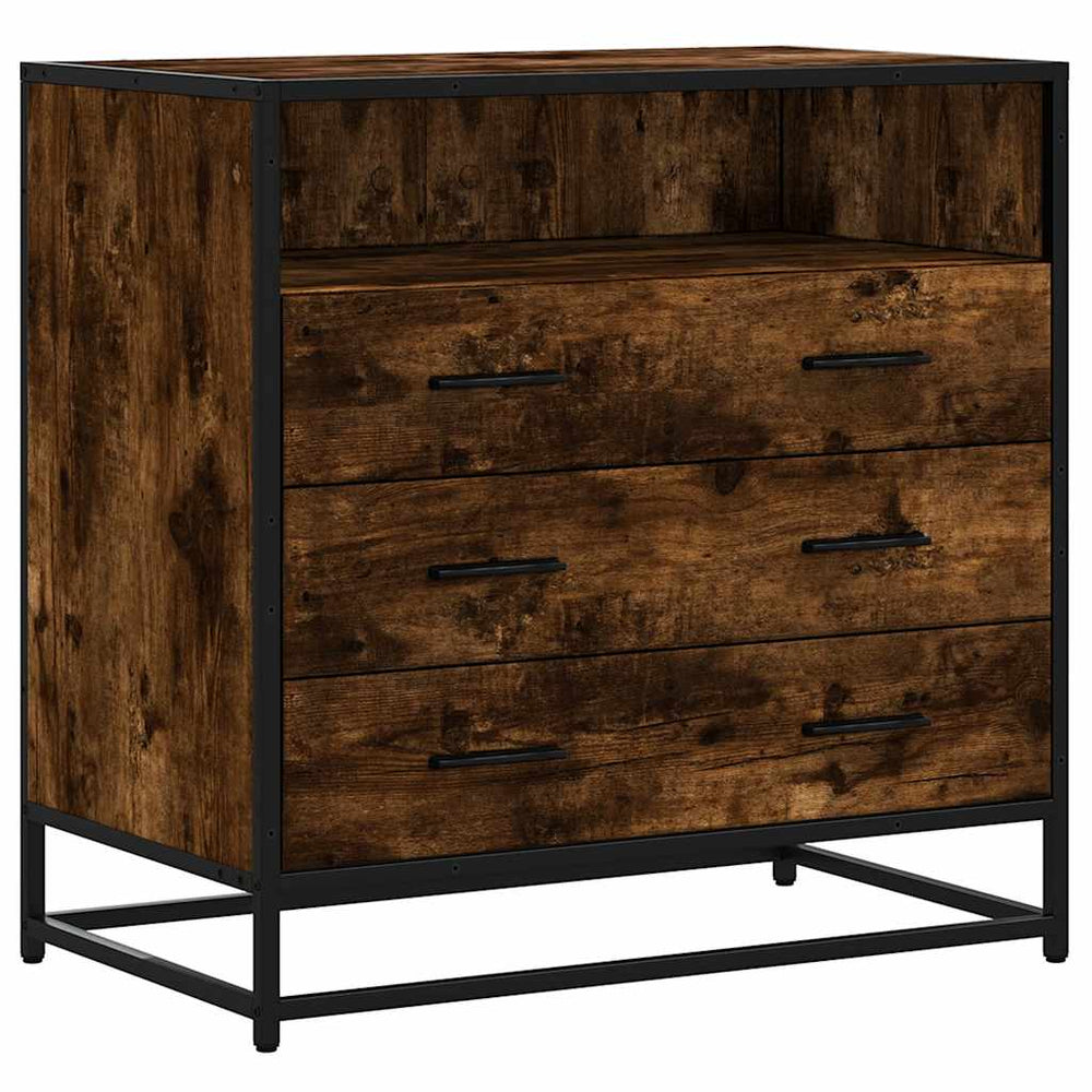 Schubladenschrank Räuchereiche 70 cm