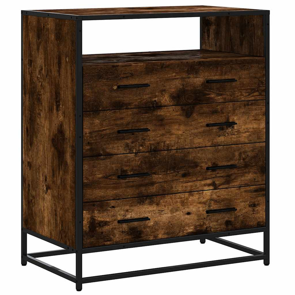 Schubladenschrank Räuchereiche 70 cm