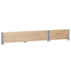 vidaXL Planter 100x50 cm Solid Pine Wood