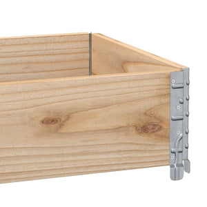 vidaXL Planter 100x50 cm Solid Pine Wood