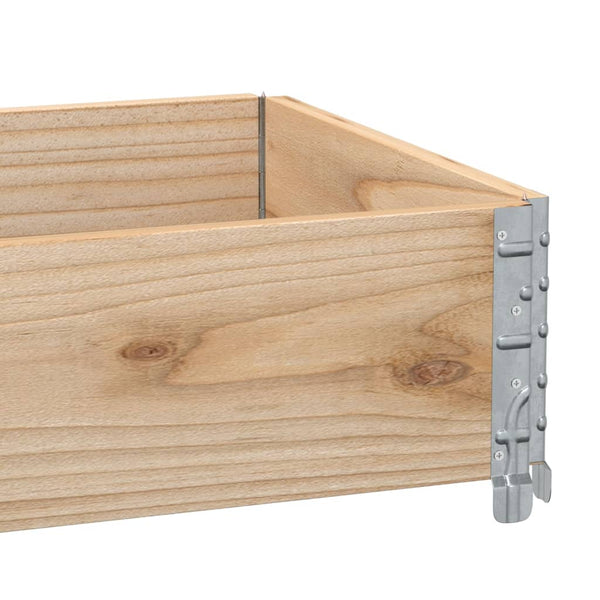 vidaXL Planter 100x50 cm Solid Pine Wood