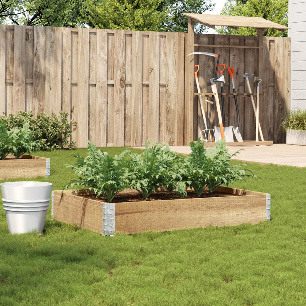 vidaXL Planter 100x50 cm Solid Pine Wood