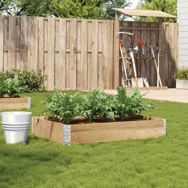 vidaXL Planter 100x50 cm Solid Pine Wood