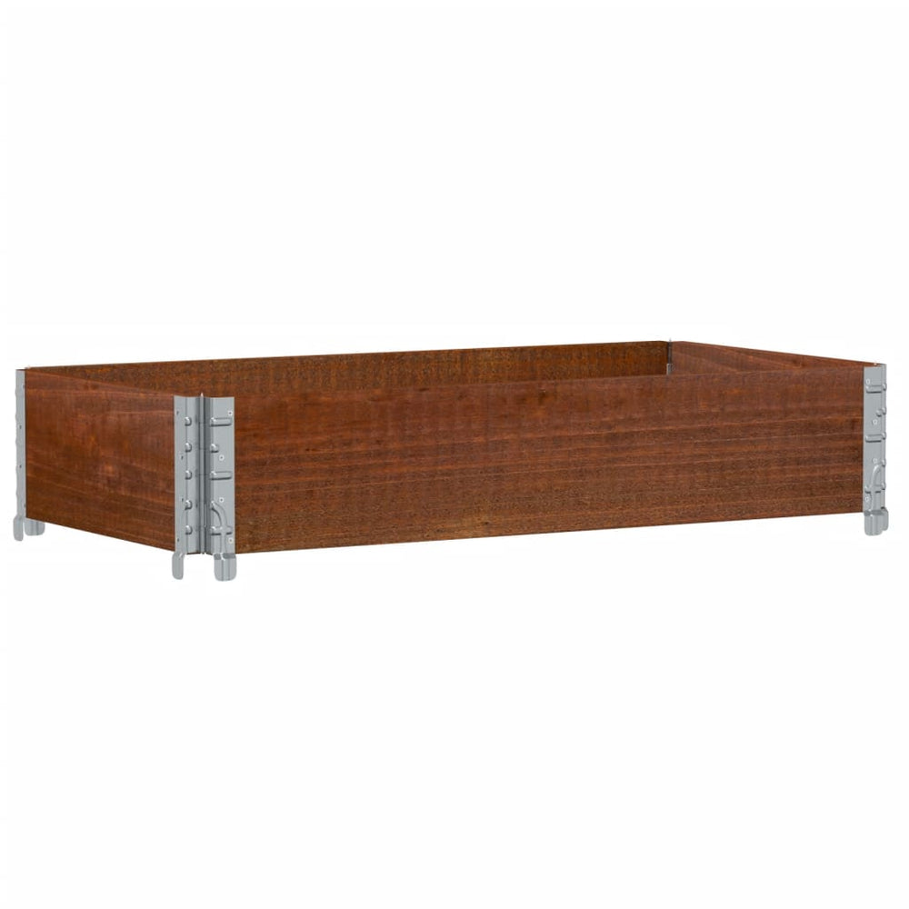 vidaXL Raised Garden Bed Brown 100x50 cm Solid Pine Wood