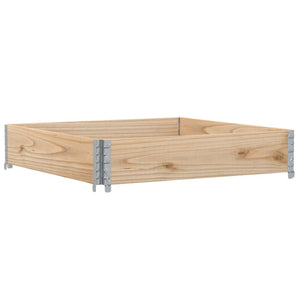vidaXL Raised Garden Bed 100x100 cm Solid Pine Wood