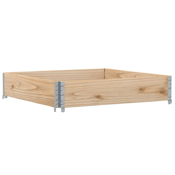 vidaXL Raised Garden Bed 100x100 cm Solid Pine Wood