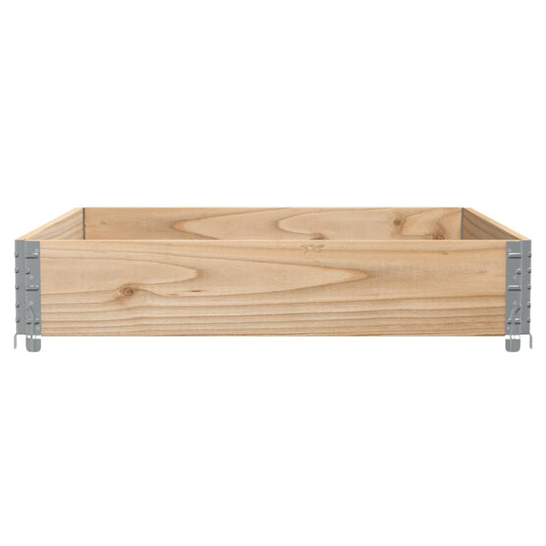 vidaXL Raised Garden Bed 100x100 cm Solid Pine Wood