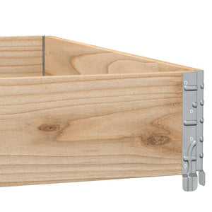 vidaXL Raised Garden Bed 100x100 cm Solid Pine Wood