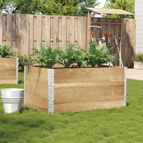 vidaXL Raised Garden Bed 120x80 cm Solid Pine Wood