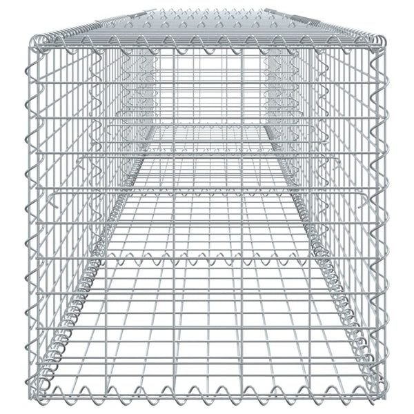 Gabionenkorb mit Deckel, 400x50x50 cm