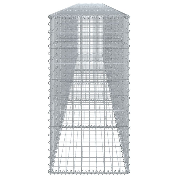 vidaXL Gabion with Lid 600x50x100 cm Galvanized Iron