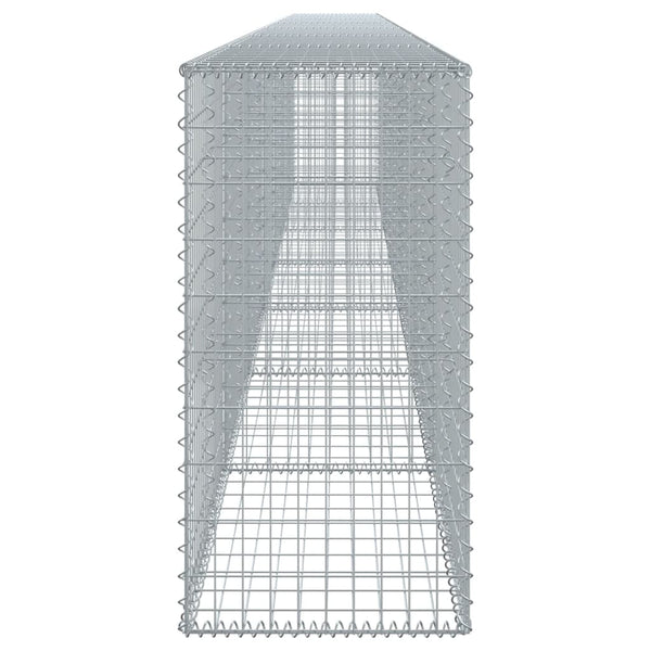vidaXL Gabion with Lid 700x50x100 cm Galvanized Iron