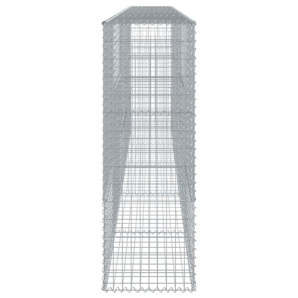 vidaXL Gabion with Lid 500x50x150 cm Galvanized Iron