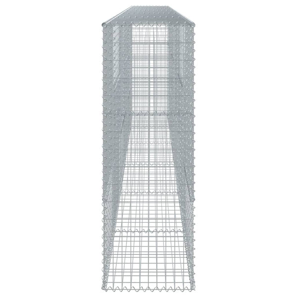vidaXL Gabion Raised Garden Bed 600x50x150 cm Galvanised Iron