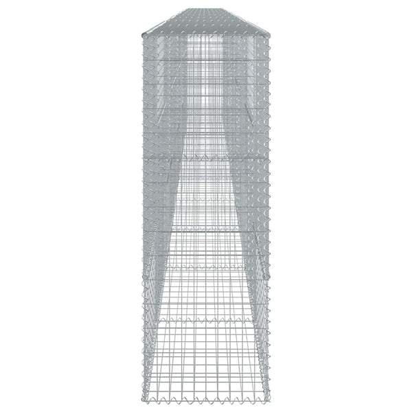 vidaXL Gabion with Lid 1000x50x150 cm Galvanized Iron