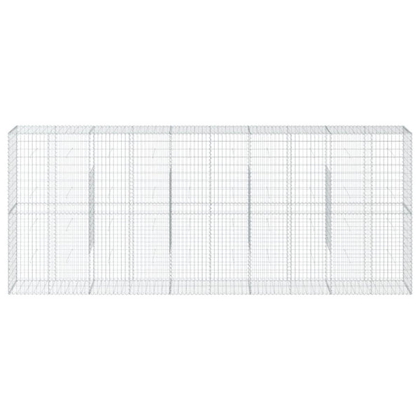 Gabione mit Deckel 500x50x200 cm