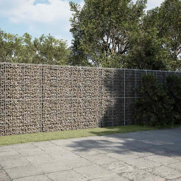 Gabione mit Deckel, 900x50x200 cm, verzinkt