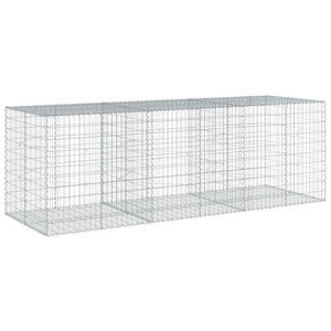 Gabione mit Deckel 300x100x100 cm