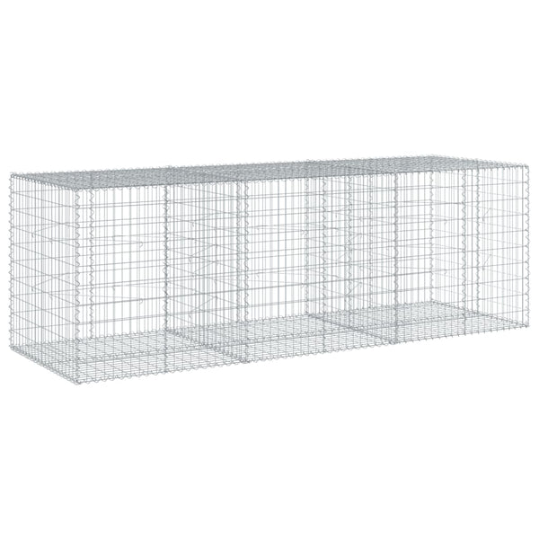 Gabione mit Deckel 300x100x100 cm