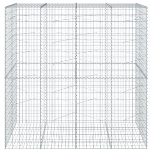 vidaXL Gabion with Lid 200x100x200 cm Galvanized Iron