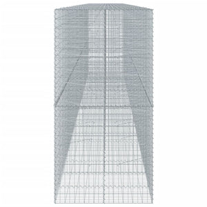 vidaXL Gabion with Lid 1050x100x200 cm Galvanized Iron
