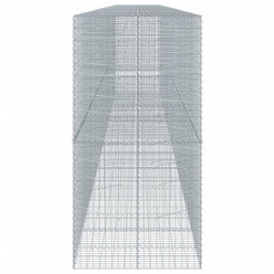 vidaXL Gabion with Lid 1100x100x200 cm Galvanized Iron