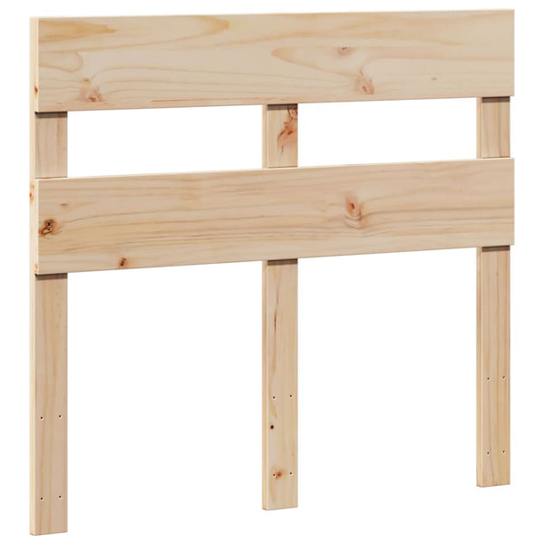 vidaXL Solid Wood Bed Frame without Mattress 75x190 cm Pine Wood