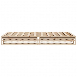 vidaXL Solid Wood Bed Frame without Mattress 140x200 cm Pine Wood