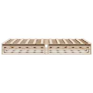vidaXL Solid Pine Bed Frame without Mattress 150x200 cm