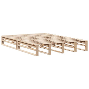 vidaXL Solid Wood Bed Frame without Mattress 120x190 cm Pine