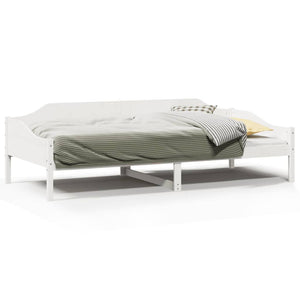 vidaXL Solid Wood Bed Frame White 90x190 cm Pine Wood (No Mattress)