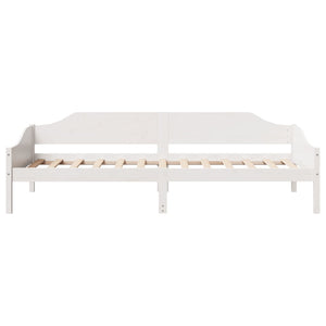 vidaXL Solid Wood Bed Frame White 90x190 cm Pine Wood (No Mattress)