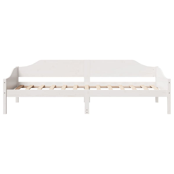 vidaXL Solid Wood Bed Frame White 90x190 cm Pine Wood (No Mattress)