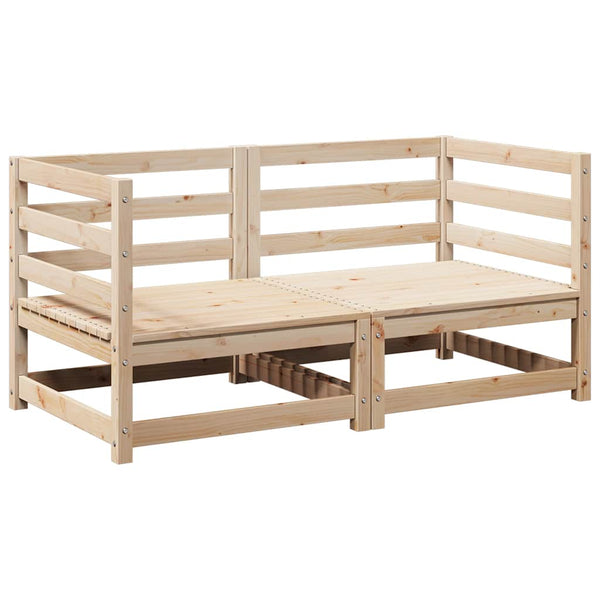 vidaXL 2-piece Garden Sofa Set Solid Pine Wood